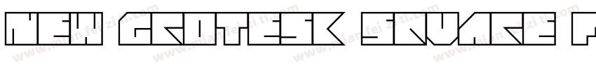 New Grotesk Square FOUR字体转换